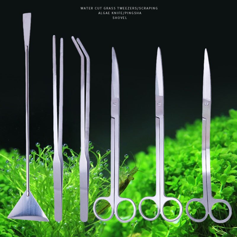 1/2/3/4/5pcs Aquarium Tank Tool Kit Aquascaping Fish Tank Aquatic