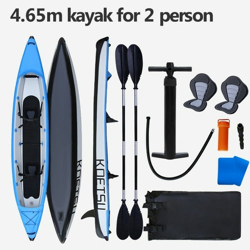 1 2person Inflatable PVC Kayak  Fishing Canoe