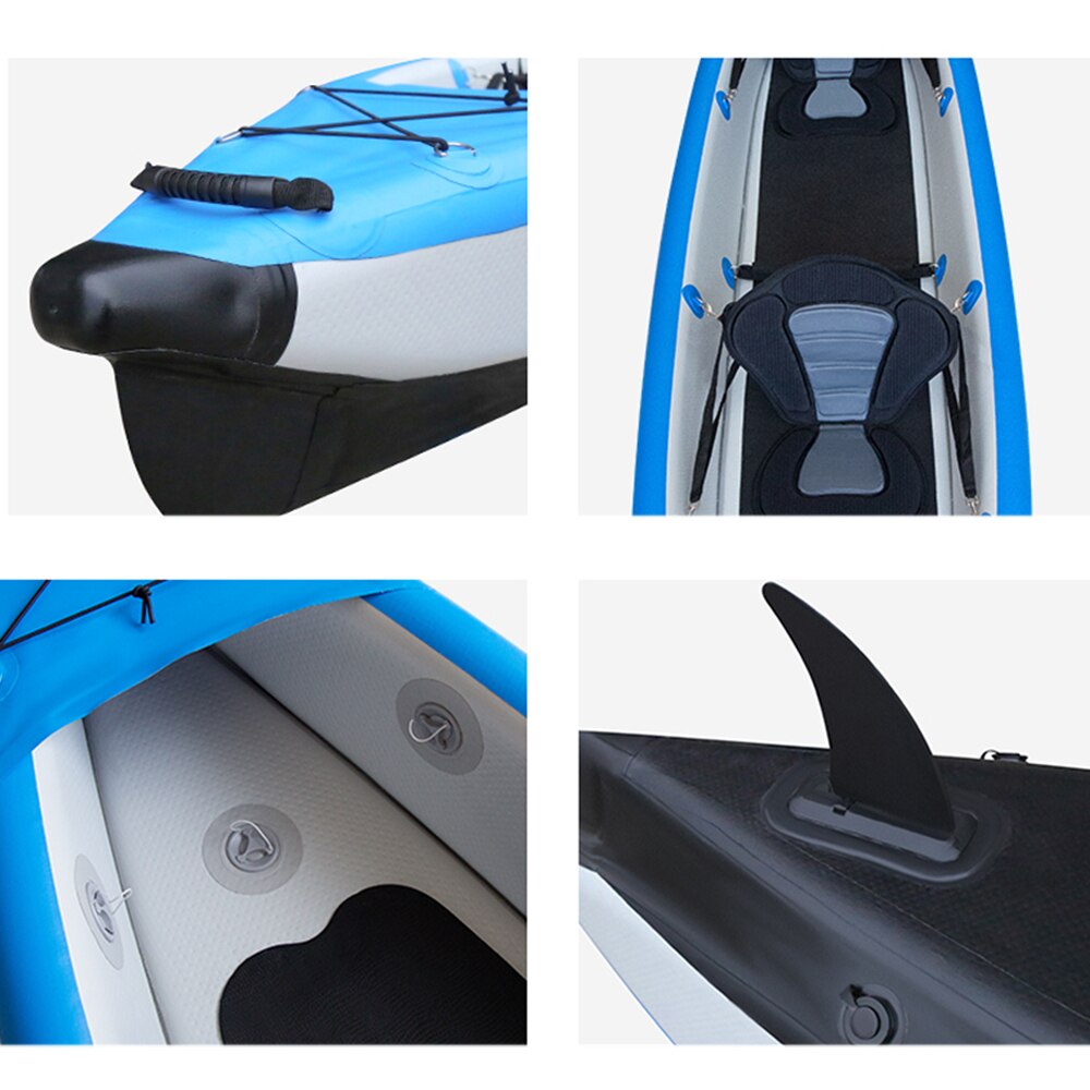 1 2person Inflatable PVC Kayak  Fishing Canoe