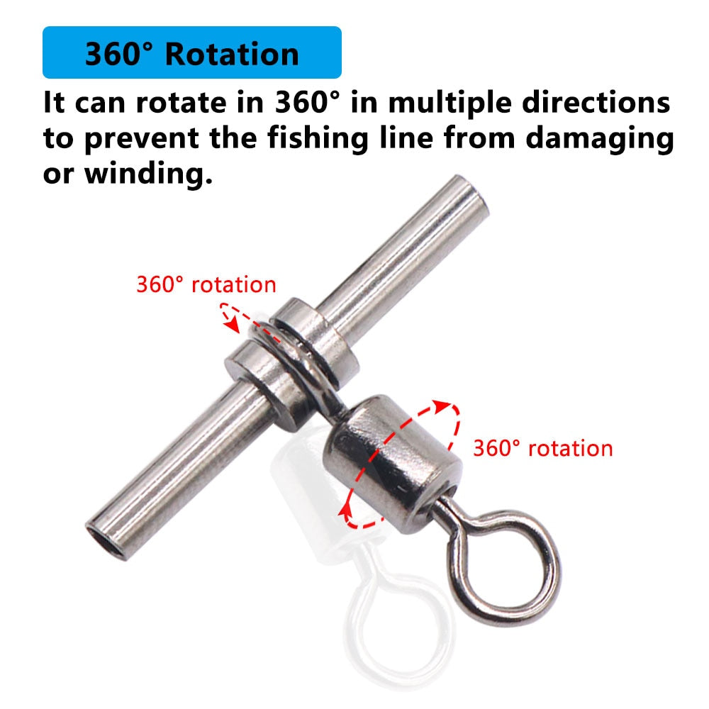 Fishing Swivel Rings and Hook Line