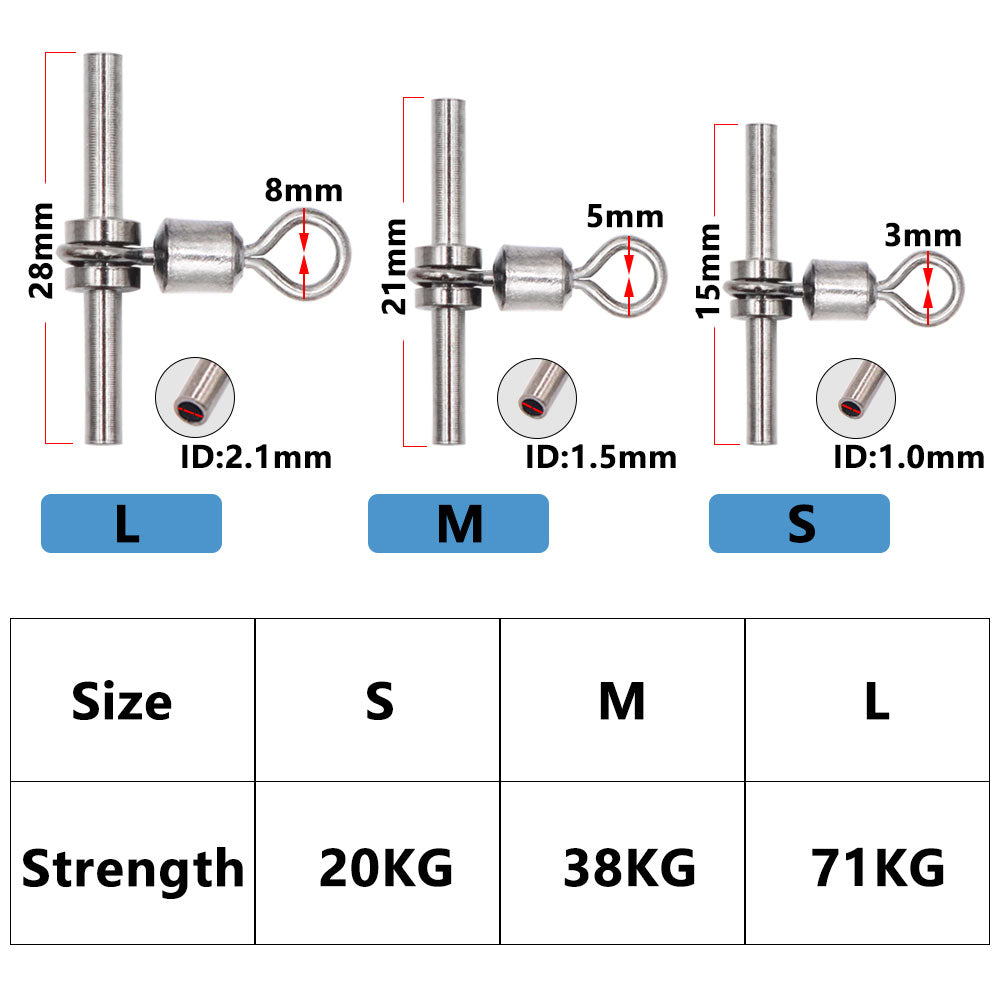 Fishing Swivel Rings and Hook Line