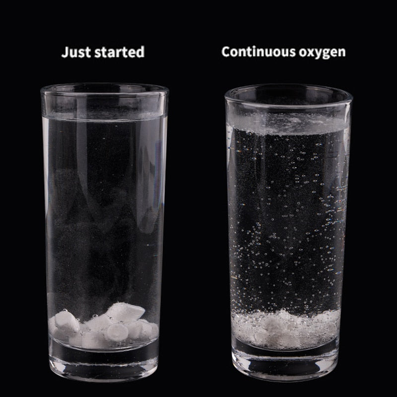 Oxygen enhanced Pellets Release for Fishing Bait, Fish tank