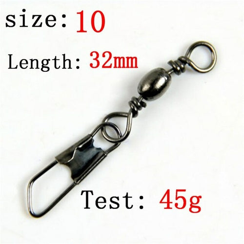 100Pcs Fishing Snaps Connector