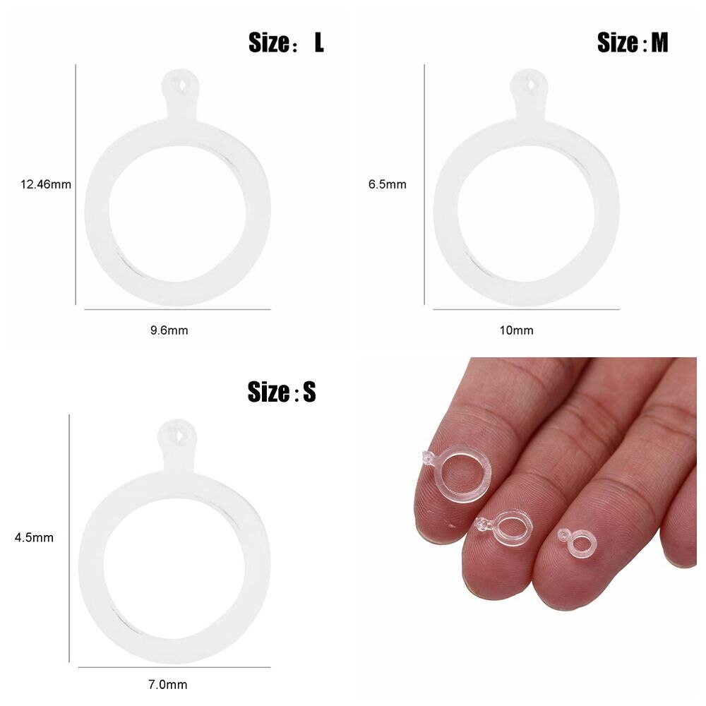 100pcs White Pe Pellet Lure Bait Bandage