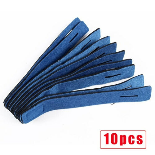 10pcs Fishing Rod Tie Holder Strap Belt