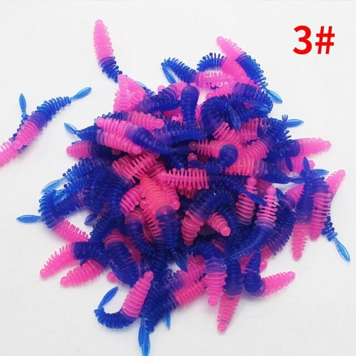 10pcs Soft Worm Bait