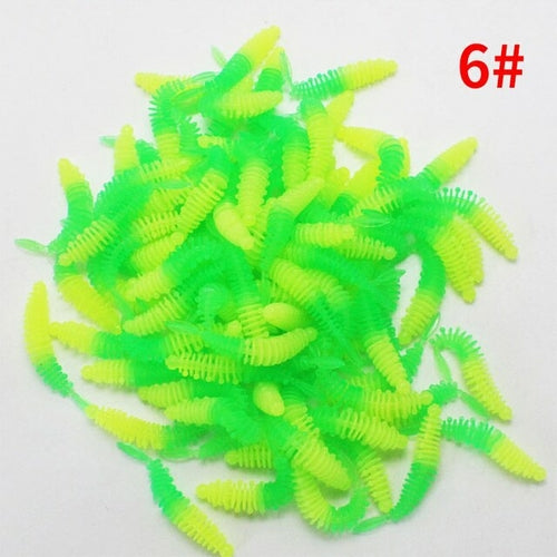 10pcs Soft Worm Bait
