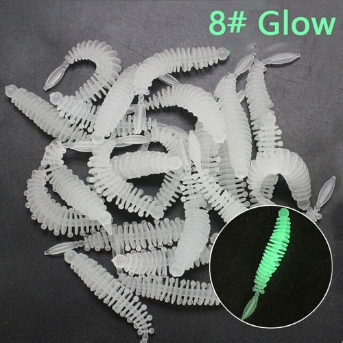 10pcs Soft Worm Bait