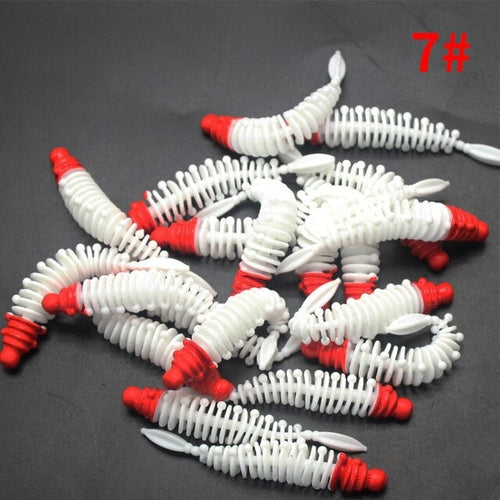 10pcs Soft Worm Bait