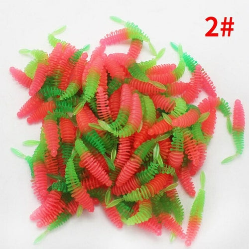 10pcs Soft Worm Bait