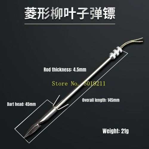 10pcs Stainless Steel Fish Dart Arrowhead