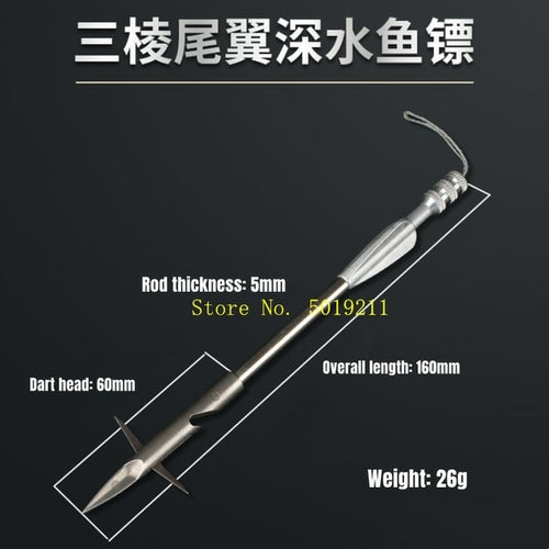 10pcs Stainless Steel Fish Dart Arrowhead