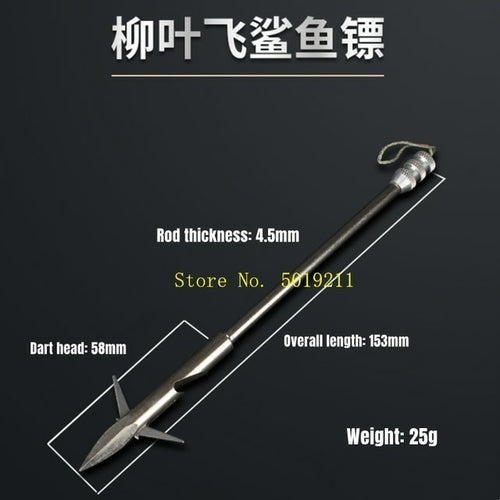 10pcs Stainless Steel Fish Dart Arrowhead