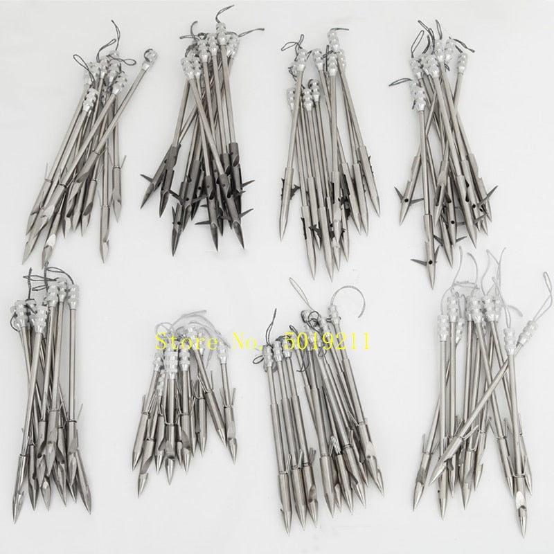 10pcs Stainless Steel Fish Dart Arrowhead