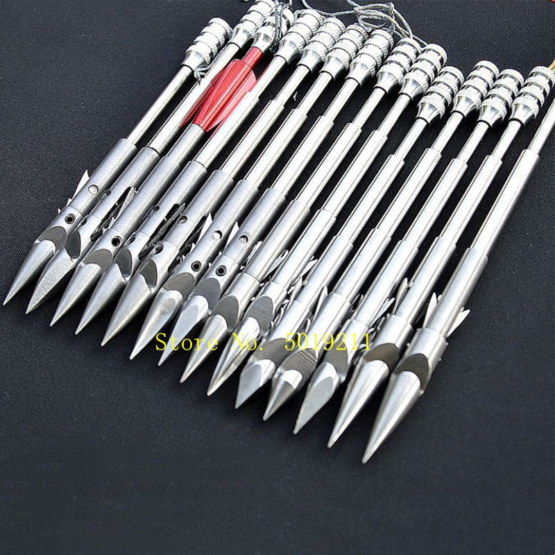 10pcs Stainless Steel Fish Dart Arrowhead