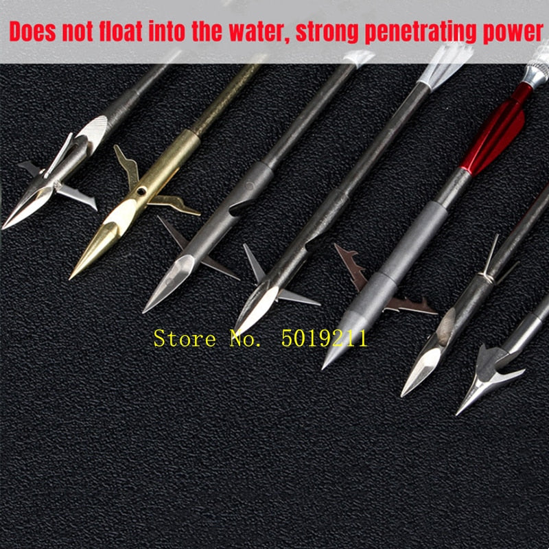 10pcs Stainless Steel Fish Dart Arrowhead