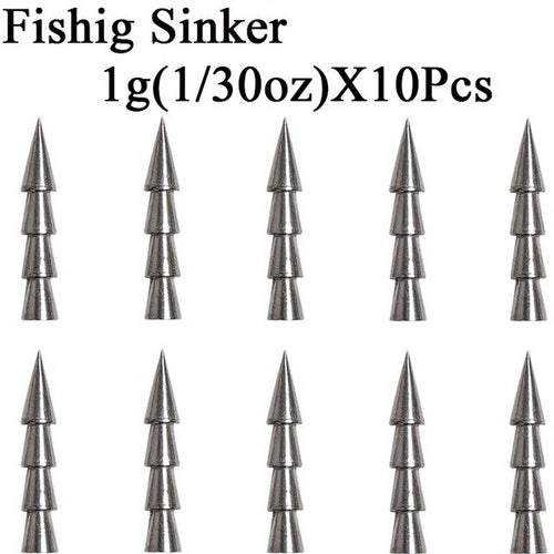 10pcs/lot Fishing Insert Weight