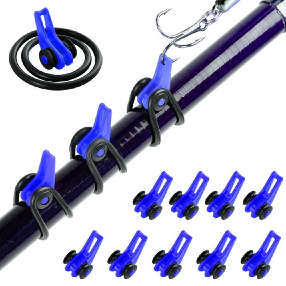 10pcs/lot Fishing Rod Pole Hook Keeper