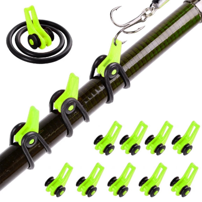 10pcs/lot Fishing Rod Pole Hook Keeper