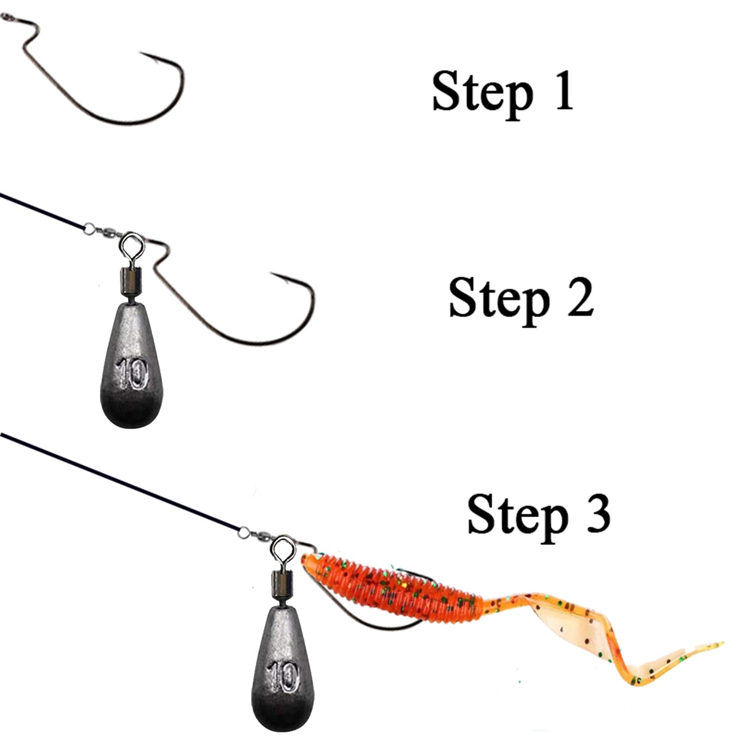 10pcs/lot Fishing Weight Sinker