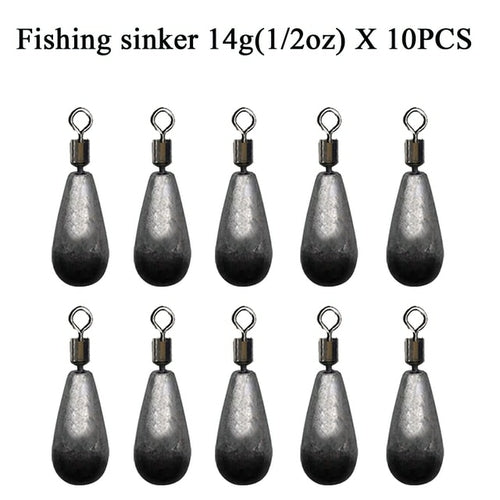 10pcs/lot Fishing Weight Sinker