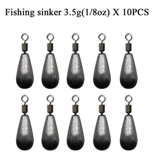 10pcs/lot Fishing Weight Sinker