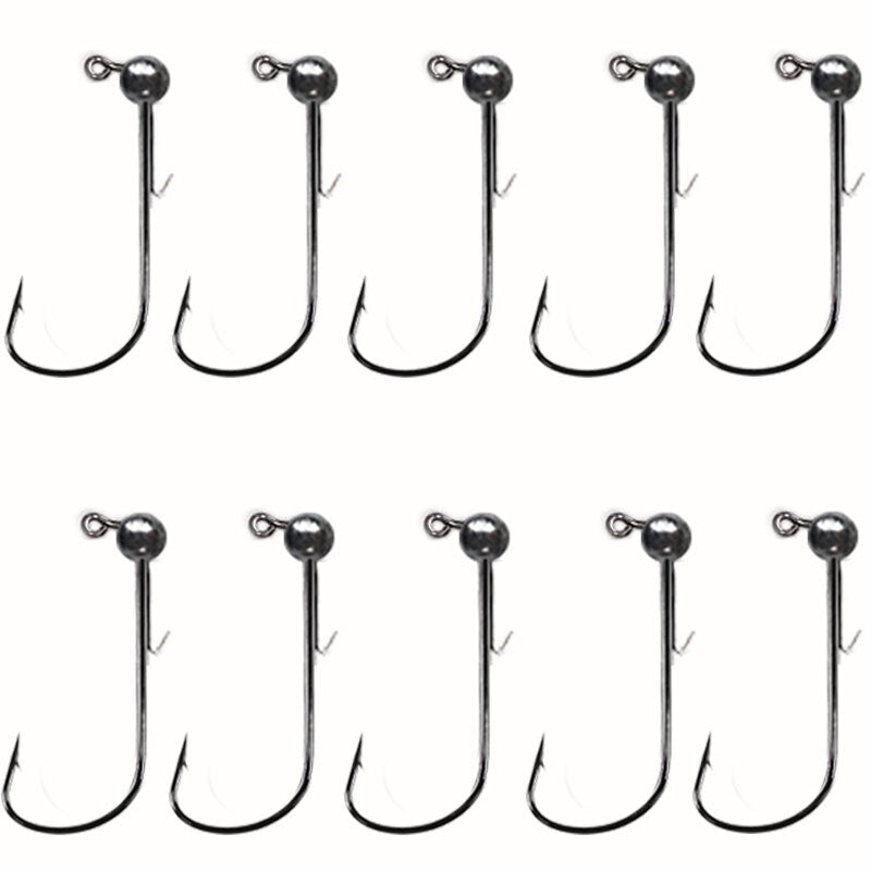 10pcs/lot Jig Head Fishing Hook