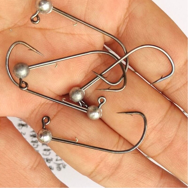 10pcs/lot Jig Head Fishing Hook