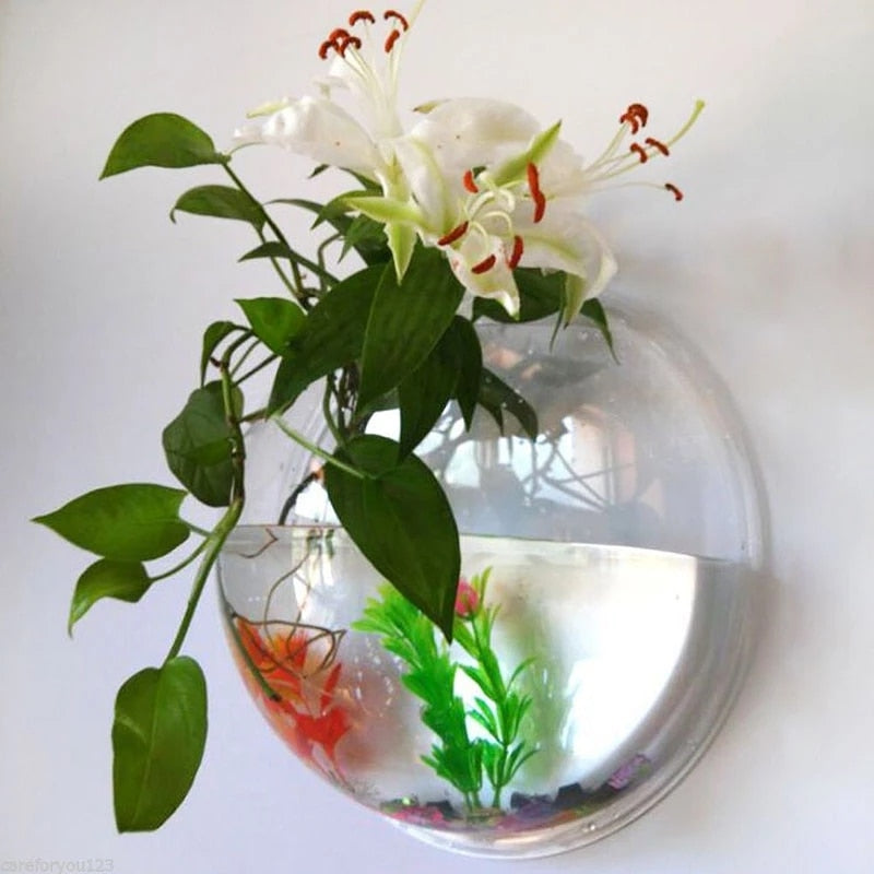 Hanging Flower Pot Glass Ball Vase