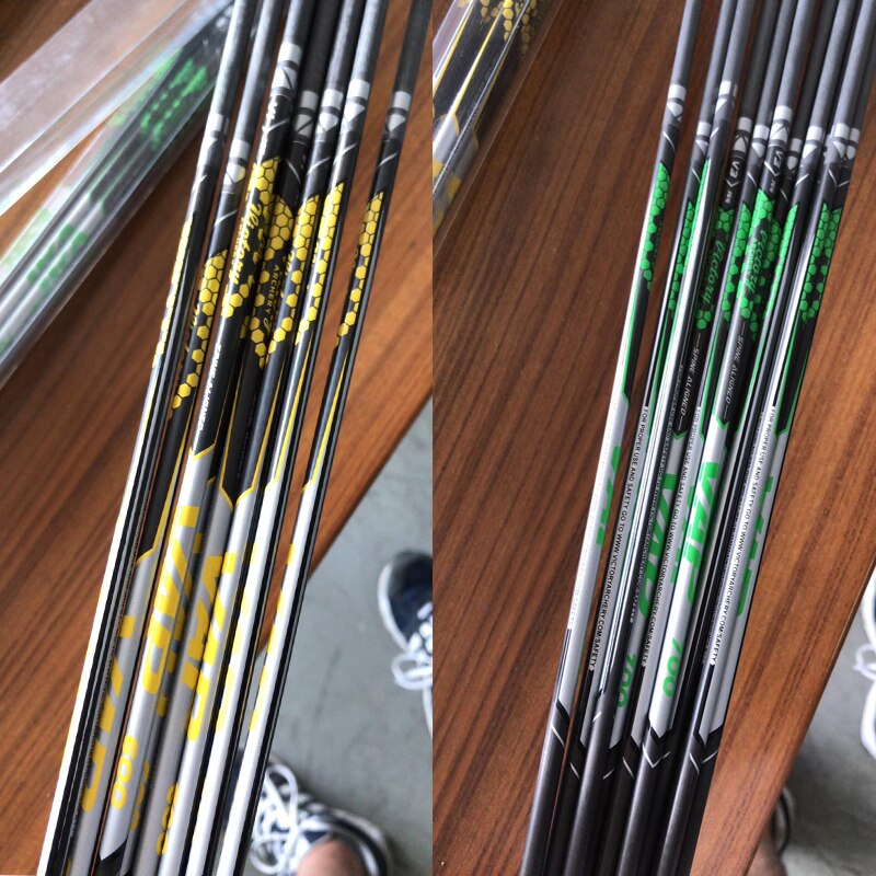 12pcs V1 Archery New Pure Carbon Arrows