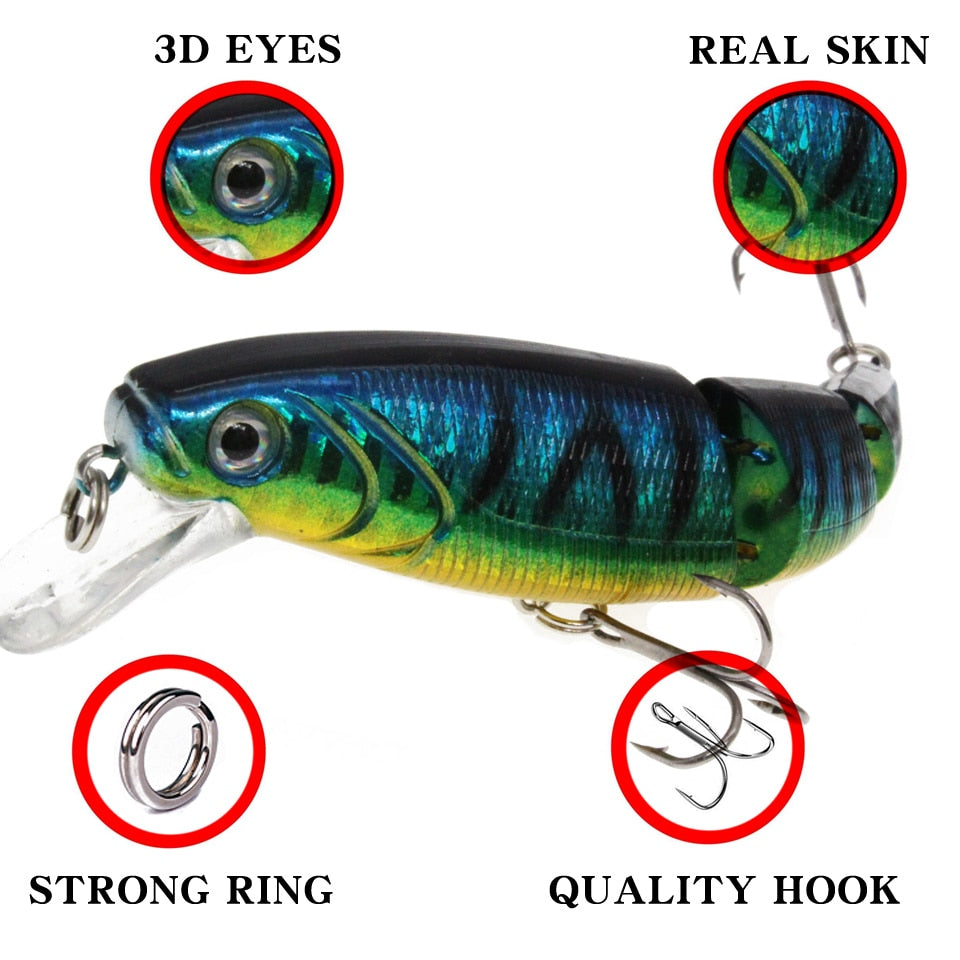 1PCS Minnow Fishing Lure 110mm 15g Jig Bait