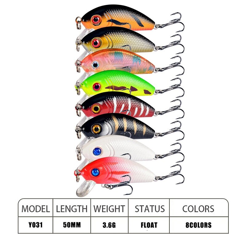 1PCS Minnow Fishing Lure Topwater Jig Bait