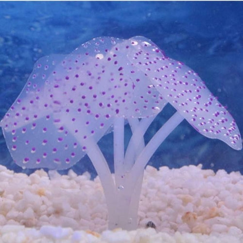 1Pc Silicone Glowing Artificial Fish Tank Aquarium Coral Plants