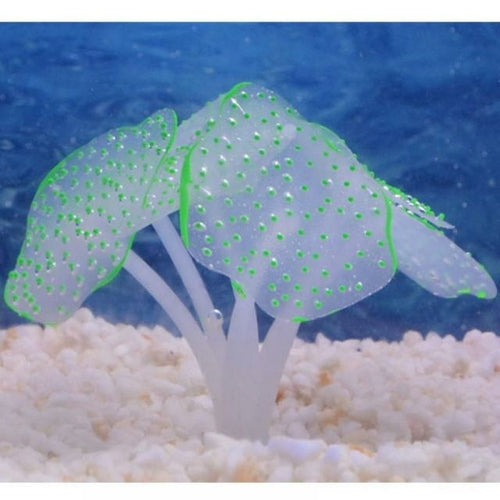 1Pc Silicone Glowing Artificial Fish Tank Aquarium Coral Plants