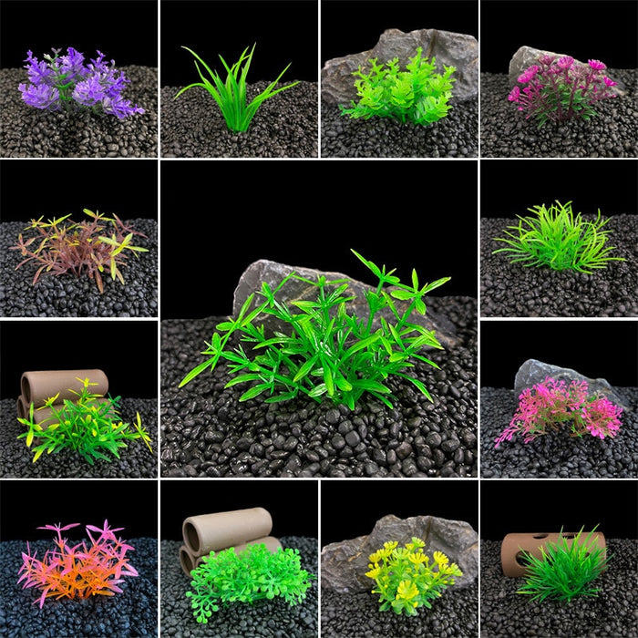 1pc Artificial Aquarium Decor Plants Water Weeds Ornament Aquatic