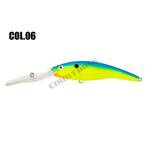1pc Countbass 110mm 22g Deep Tail Wobbler Floating