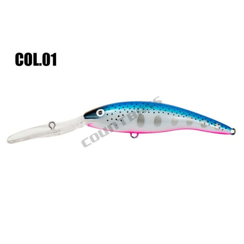 1pc Countbass 110mm 22g Deep Tail Wobbler Floating