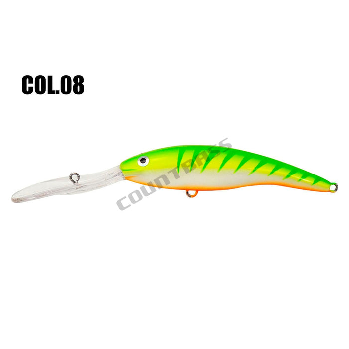 1pc Countbass 110mm 22g Deep Tail Wobbler Floating