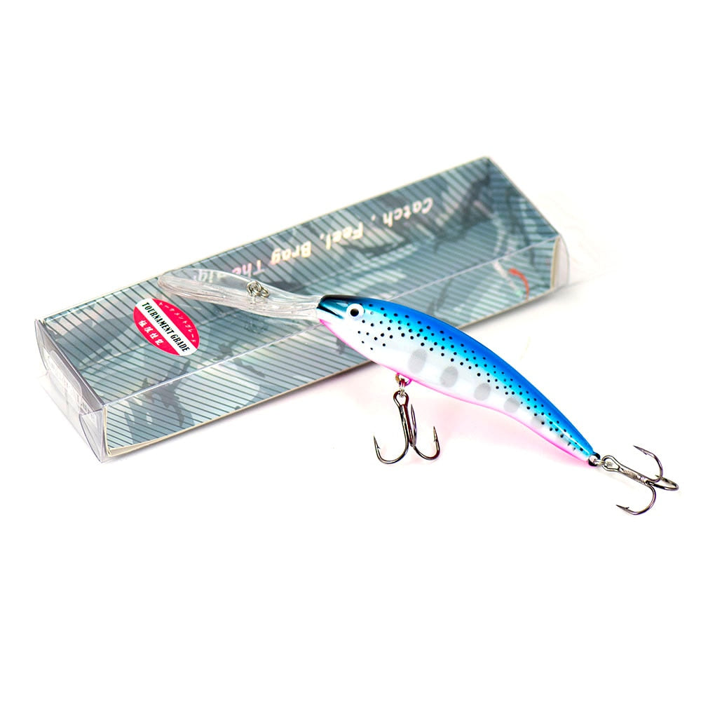 1pc Countbass 110mm 22g Deep Tail Wobbler Floating