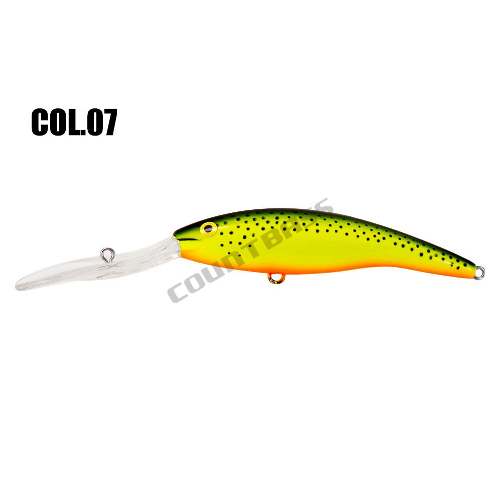 1pc Countbass 110mm 22g Deep Tail Wobbler Floating