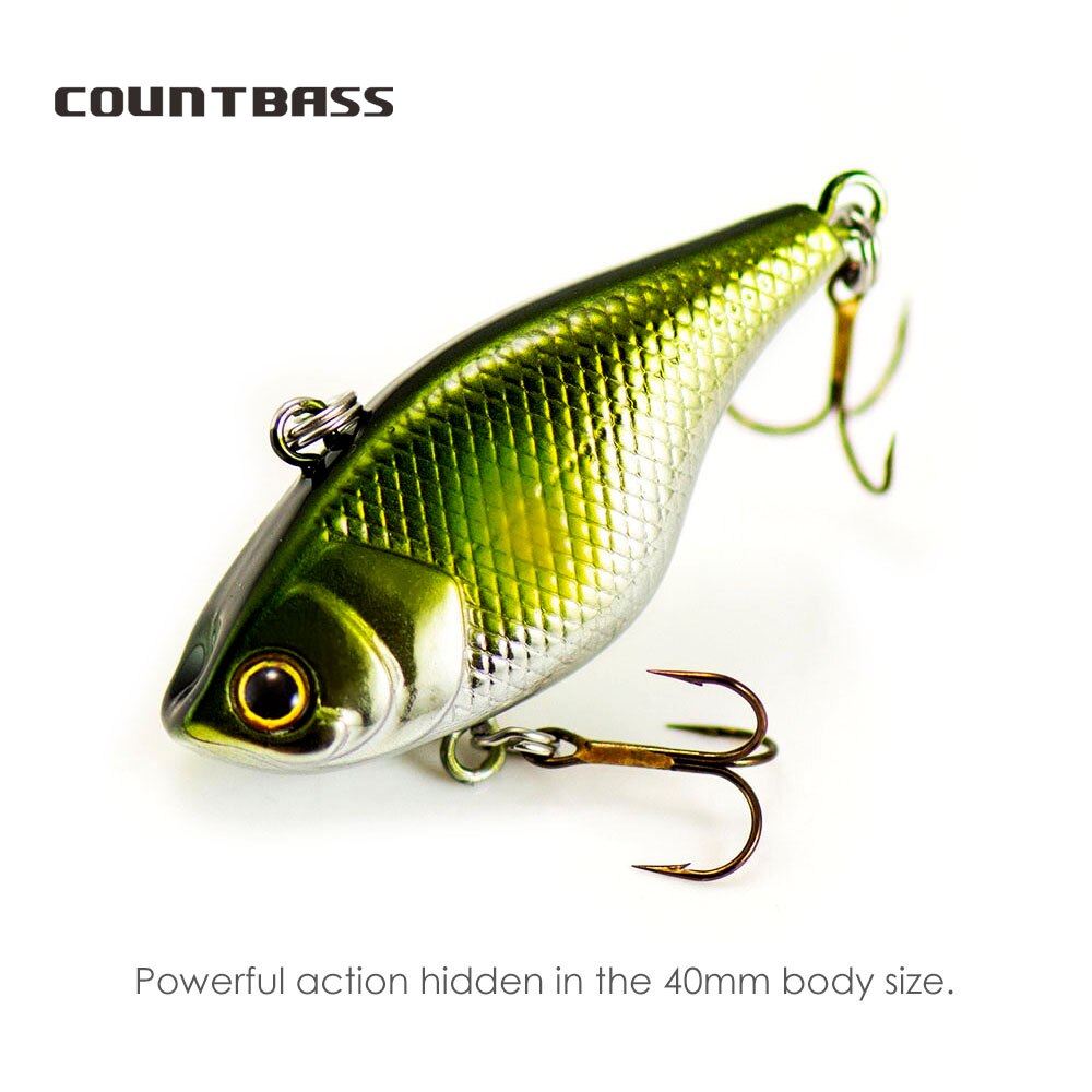 1pc Countbass Vibration 40mm Hardbait