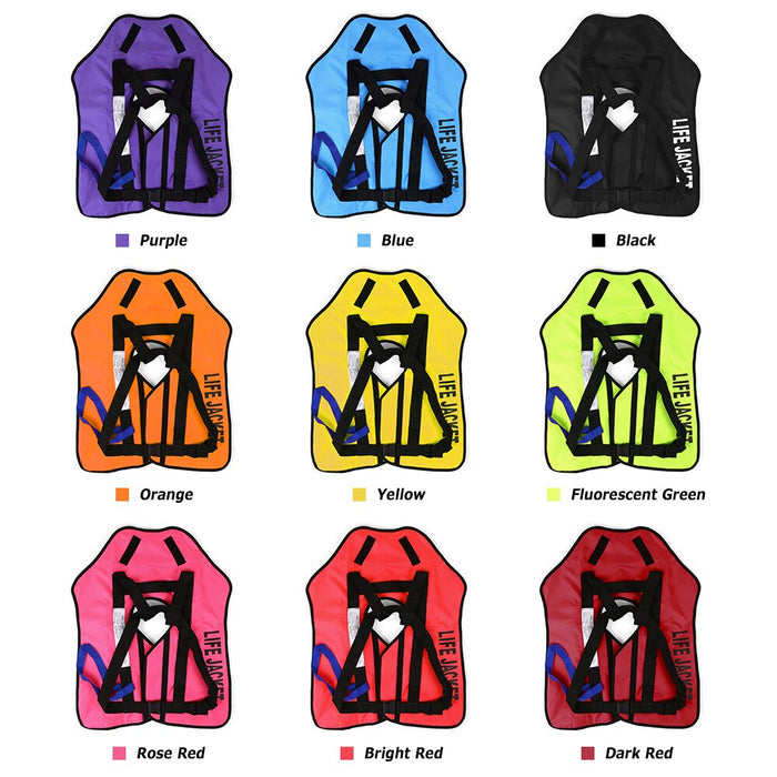 1pc Inflatable Life Jacket Swimming Survival Jacket