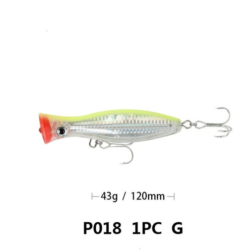 1pcs Big Popper 12cm 42g Wobbler Fishing Lure