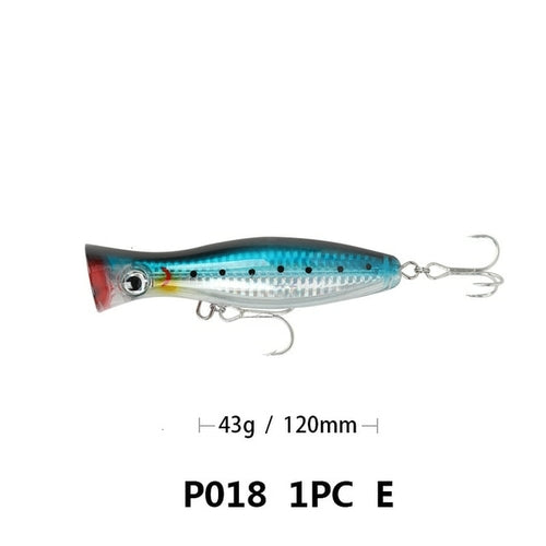 1pcs Big Popper 12cm 42g Wobbler Fishing Lure