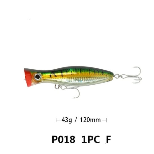 1pcs Big Popper 12cm 42g Wobbler Fishing Lure