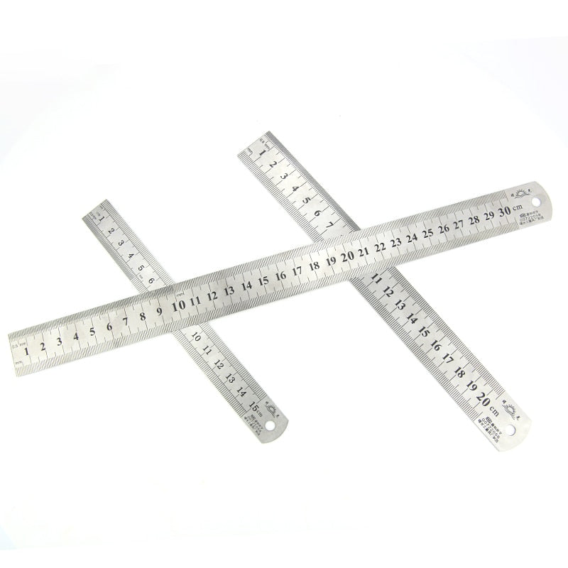 Double Side Scale Metal Ruler High Quality Stainless