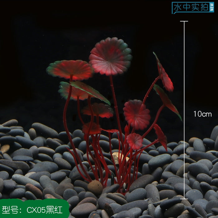 1pcs Mini 13cm Pvc Fish Tank Aquarium Decor Green Artificial Plastic