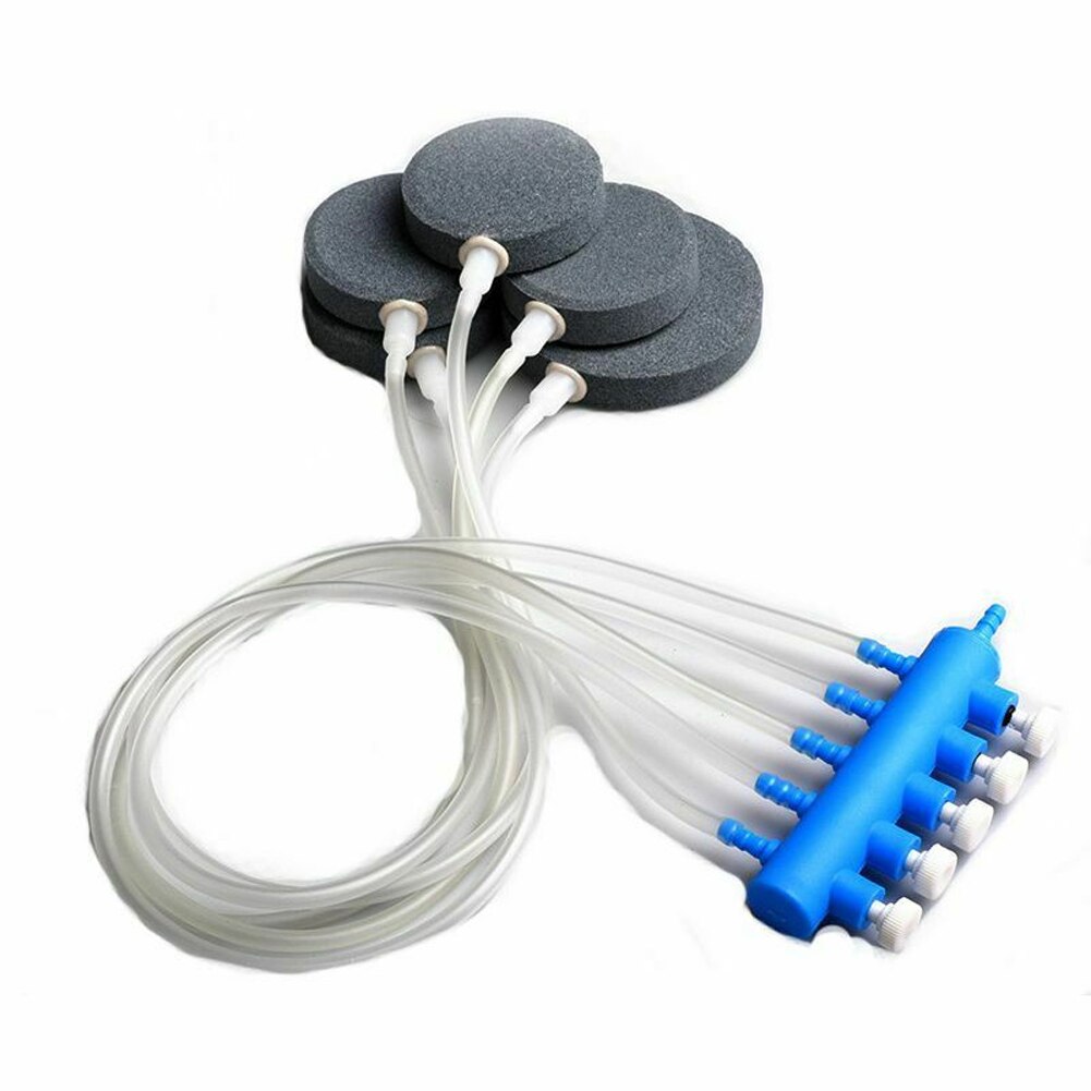 2 3 4 5 6 Way Air Flow Distributor Fish Tank Aquarium Volume Control