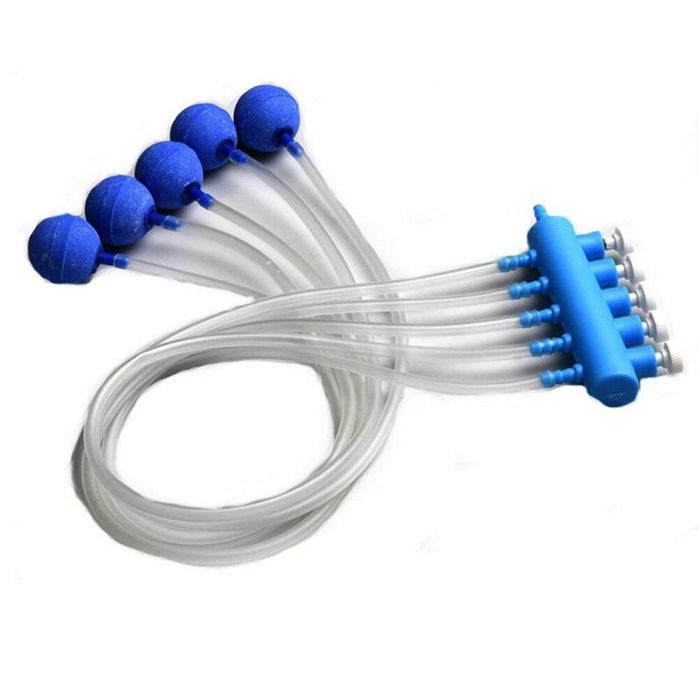 2 3 4 5 6 Way Air Flow Distributor Fish Tank Aquarium Volume Control