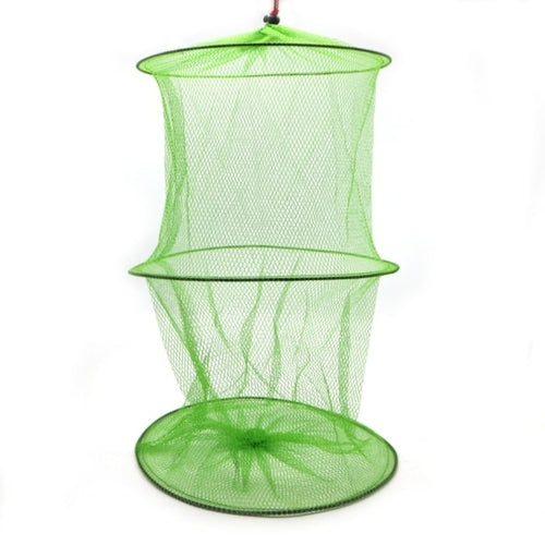 2 Layers Portable Fishing Net Mesh Cage